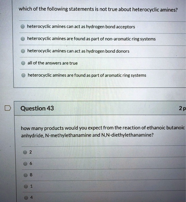 SOLVED: which of the following statements is not true about ...