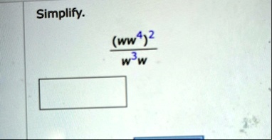simplify ww42w3w 35682