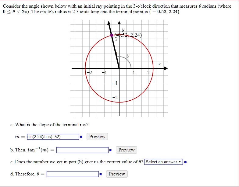 Solved: Consider The Angle Shown Below With An Initial Ray Pointing In 