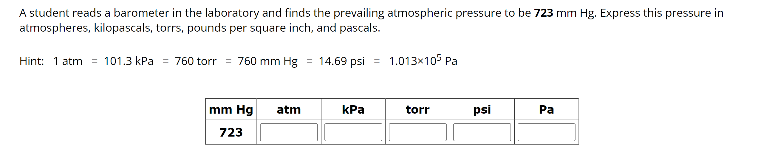 SOLVED A Student Reads A Barometer In The Laboratory And Finds The solved-a-student-reads-a-barometer-in-the-laboratory-and-finds-the