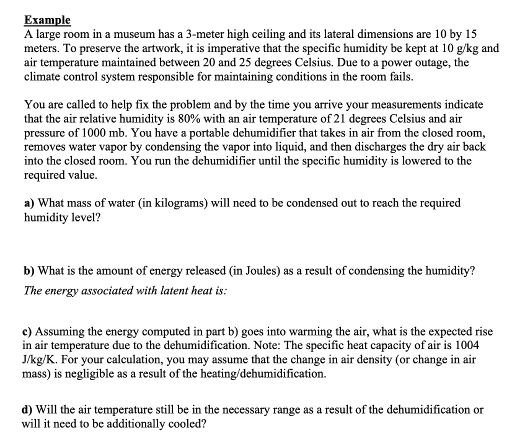 solved-hydrology-example-a-large-room-in-a-museum-has-a-3-meter-high