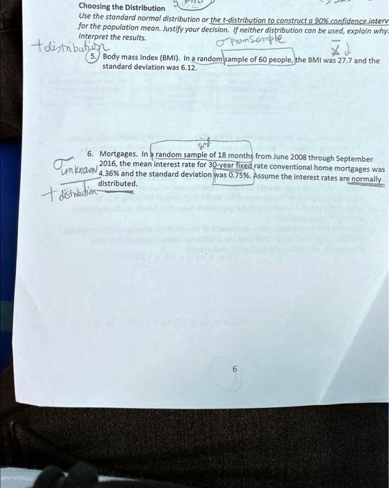 SOLVED: Texts: Choosing the Distribution Interpret the results. 1. Some ...