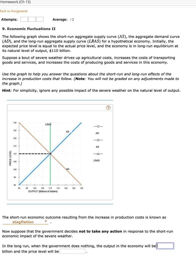 SOLVED: Back to Assignment Attempts: Average: /2 9. Economic ...