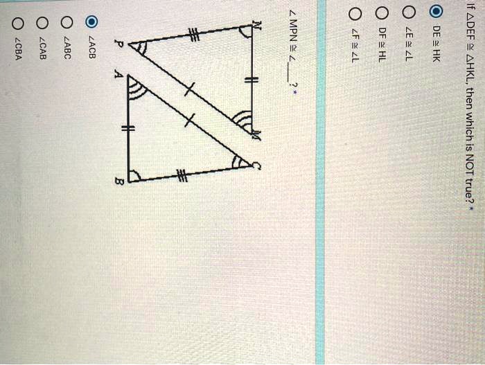 de adef df hl le r hk ahkl then which not true mpn lcba lcab bc lacb 51618