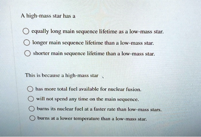 section 3 understanding main ideas low mass star