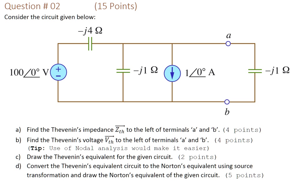 SOLVED: Question # 02(15Points) Consider The Circuit Given Below: A ...