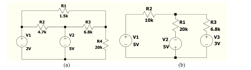 Resistor R1 R2 R3 R4 Bank SOLVED: Use nodal analysis to predict the current through resistors R1 ...