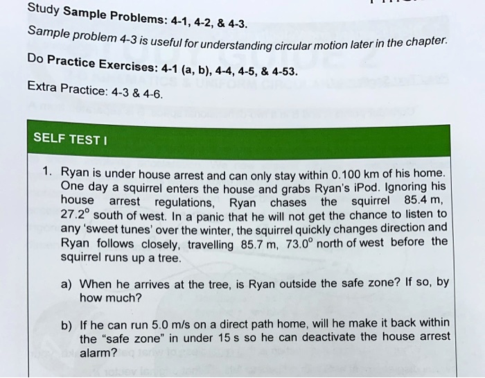 Study Sample Problems: 4-1, 4-2, 4-3. Sample problem 4-3 is useful for ...