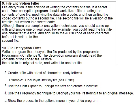 texts c plsss 9 file encryption filter file encryption is the science ...