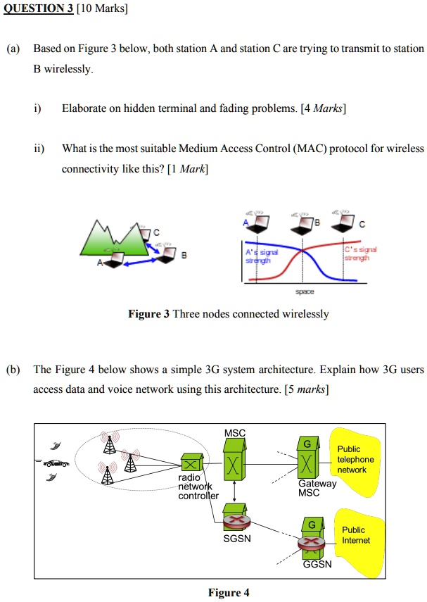 QUESTION 3 [10 Marks] (a) Based On Figure 3 Below, Both Station A And ...