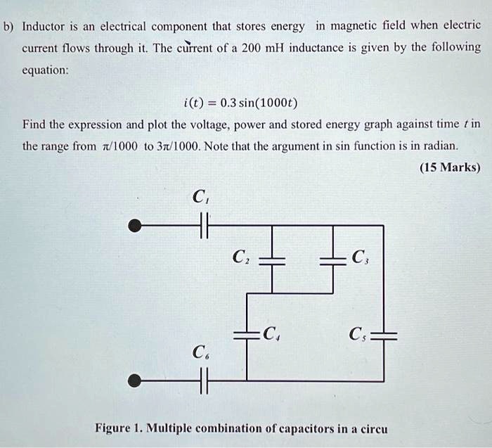 SOLVED Inductor is an electrical component that stores energy in a field when an