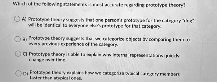 Rosch discount prototype theory