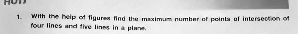 1. With the help of figures find the maximum number of points of ...