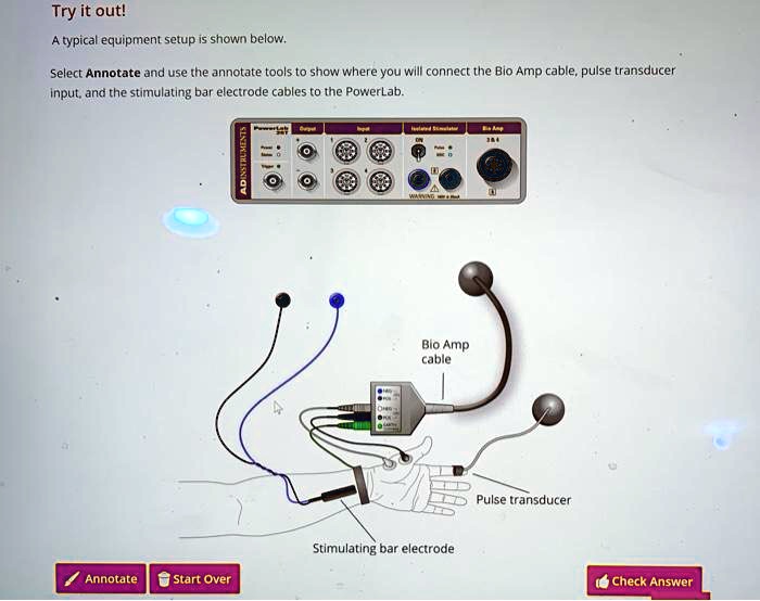SOLVED A typical equipment setup is shown below Select Annotate and
