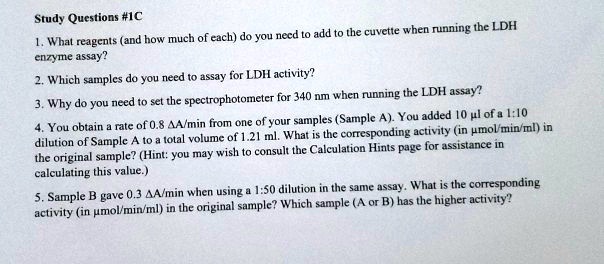 Study Questions 1 What Reagents and How Much Of Each Do You Need To study-questions-1-what-reagents-and-how-much-of-each-do-you-need-to