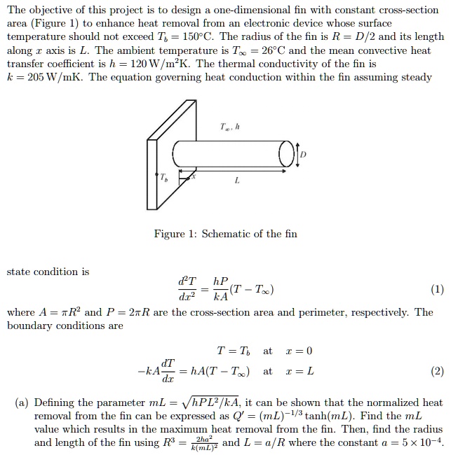 SOLVED: The objective of this project is to design a one-dimensional ...