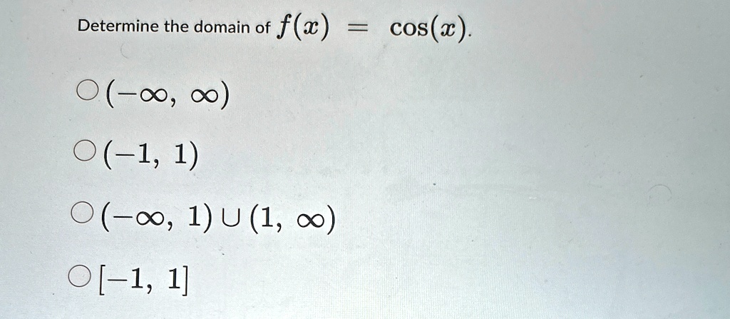 determine the domain of fx cosx 1 1 1 u 1 1 1 98162