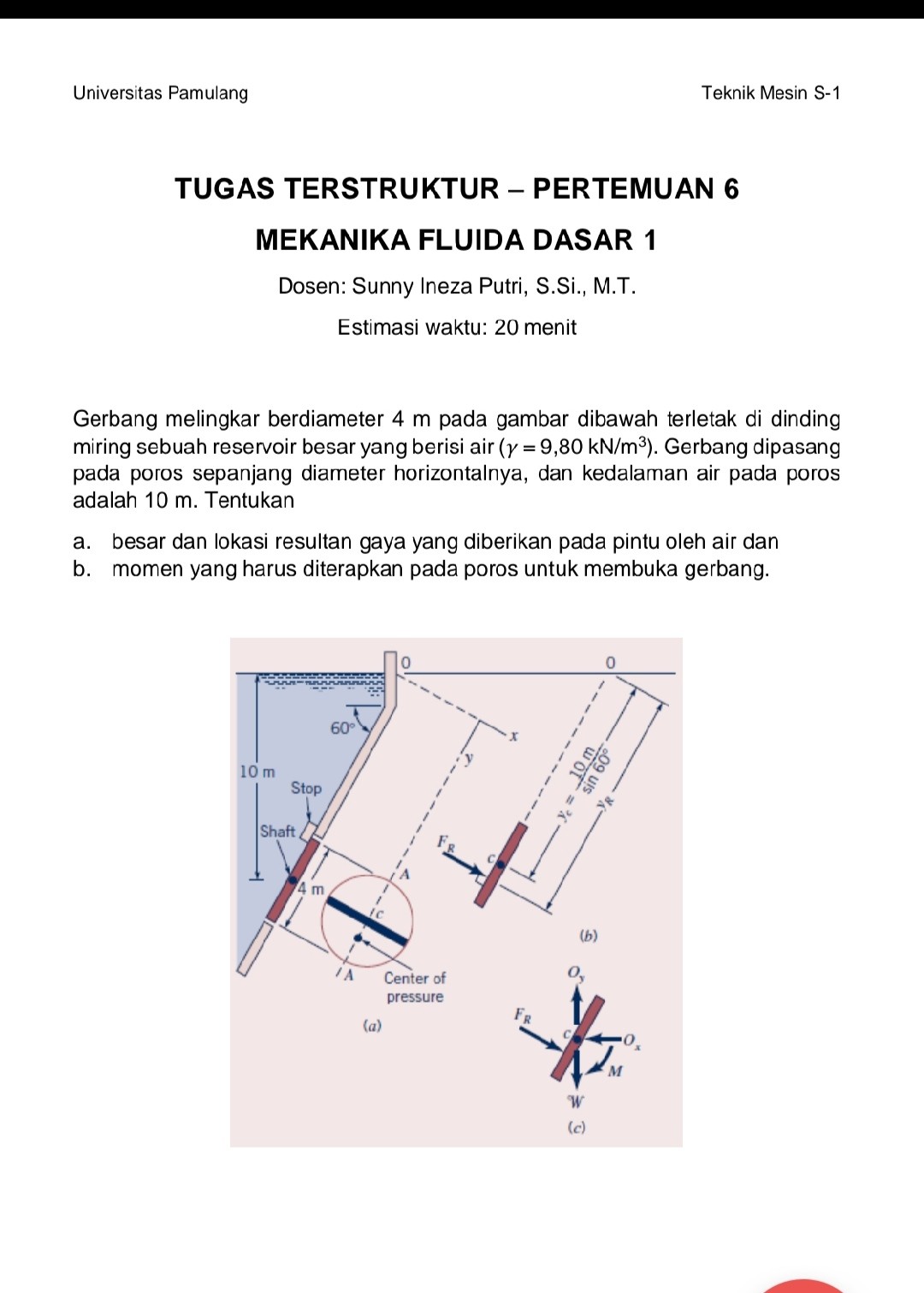 SOLVED: Universitas Pamulang Teknik Mesin S-1 TUGAS TERSTRUKTUR ...