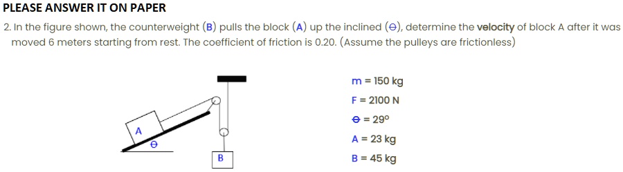 SOLVED: PLEASE ANSWER IT ON PAPER 2 In The Figure Shown; The ...