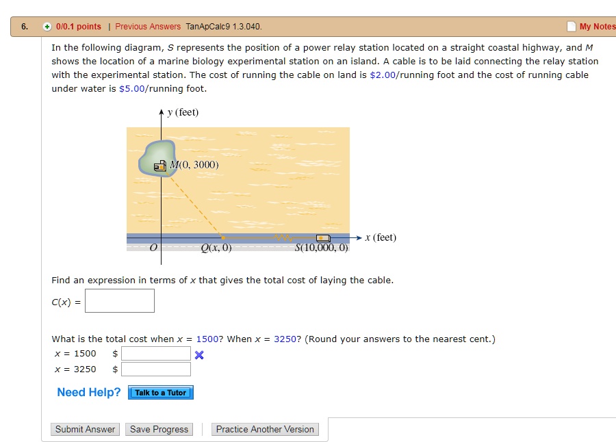 SOLVED 0/0.1 points Previous Answers TanApCalcg 3.040. My Notes In the following diagram, 5