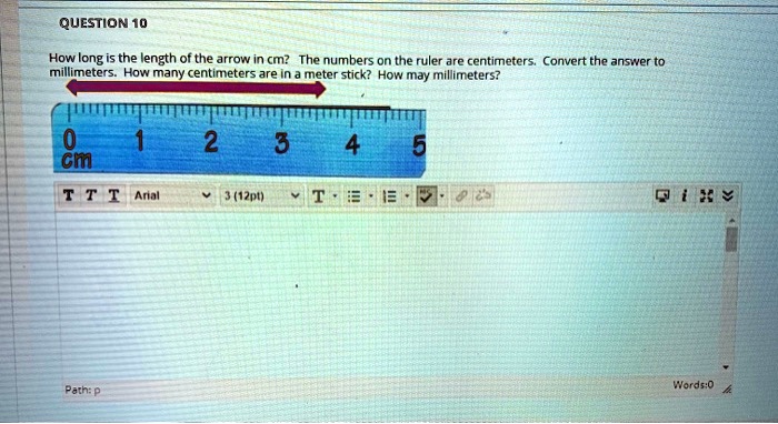 SOLVED QUESTION 10 How Long Is The Length Of The Arrow In Cm The how-to-measure-using-a-meter-stick-meter-stick-ph-taphoamini