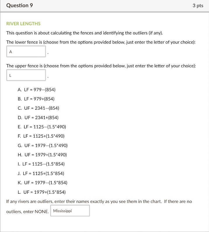 SOLVED RIVER LENGTHS This question is about calculating the fences and