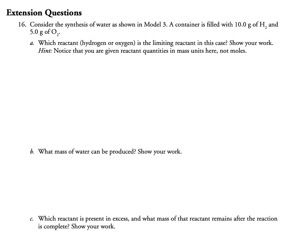 what is a synthesis question