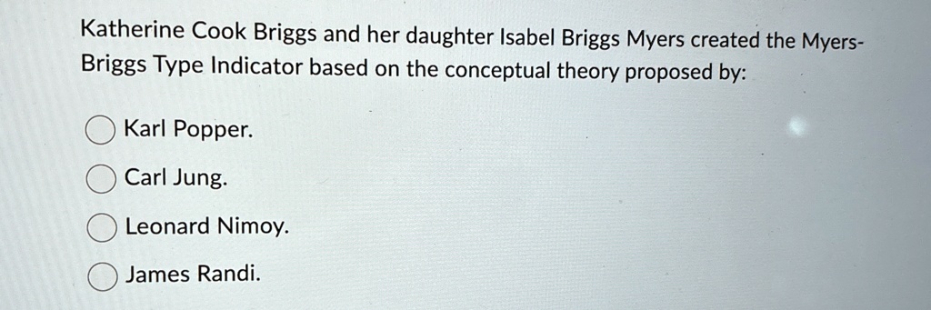 Dbiggs And Randi Katherine Cook Briggs and her daughter Isabel Briggs Myers created the ...