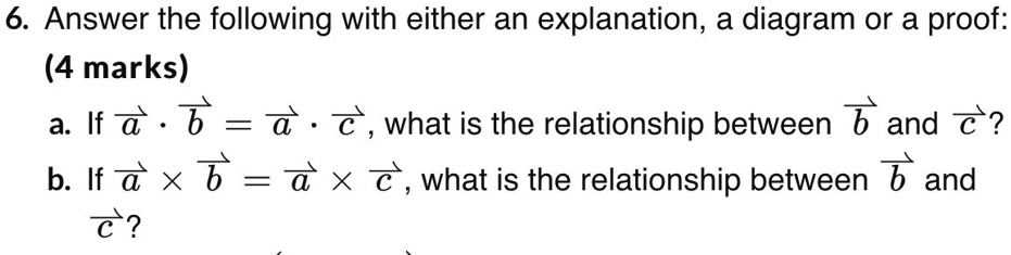 SOLVED: 6. Answer The Following With Either An Explanation, A Diagram ...