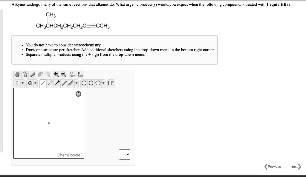 solved-alkynes-undergo-many-of-the-same-reactions-that-alkenes-do-what