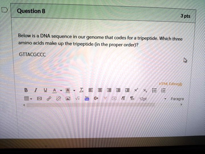 Solved 1 Based On The Following Dna Sequence 3 Or Cheggcom