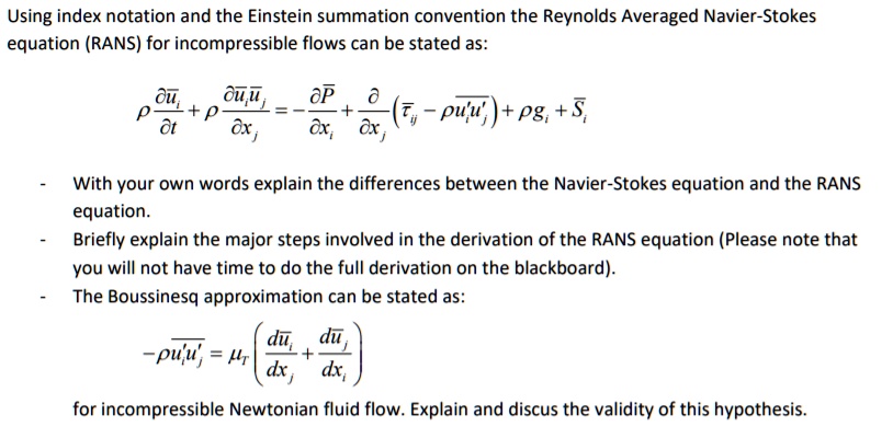 Solved I Need Some Help With These Questions Using Index Notation And The Einstein Summation