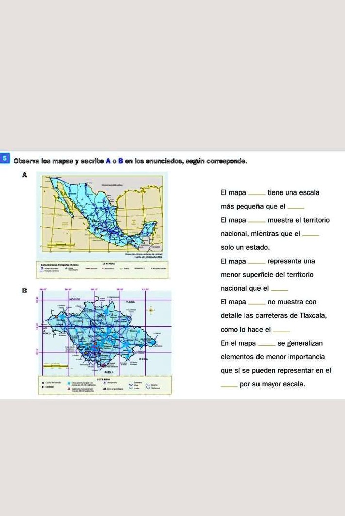 SOLVED: Ayuda Plis Es Para Hoy Observa Los Mapas Escribe ^ B En Jos ...