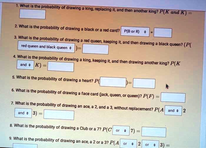 SOLVED What is the probability of drawing a king, replacing it, and