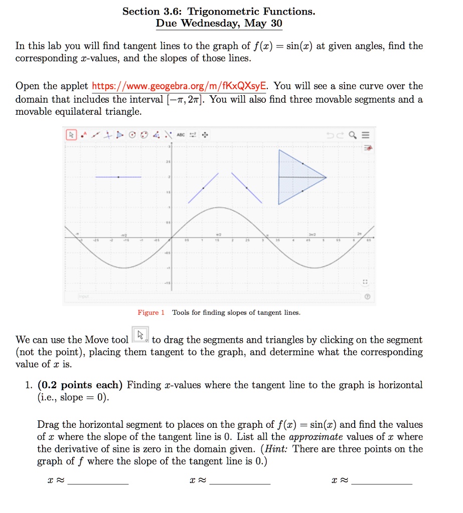 VIDEO solution: Section 3.6: Trigonometric Functions - Due Wednesday ...