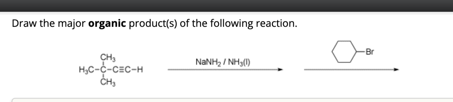 SOLVED: Draw the major organic product(s) of the following reaction ...