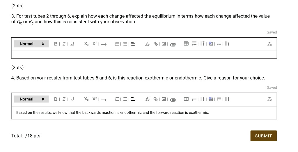 (2pts) 3. For test tubes 2 through 6_ explain how eac… SolvedLib