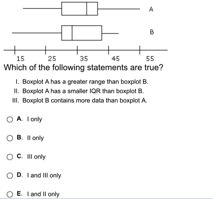 SOLVED: 15 25 35 45 55 Which Of The Following Statements Are True ...