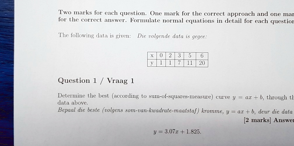 [GET ANSWER] Two marks for each question. One mark for the correct ...