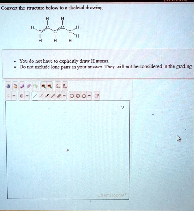 Convert the structure below to a skeletal drawingYou… SolvedLib