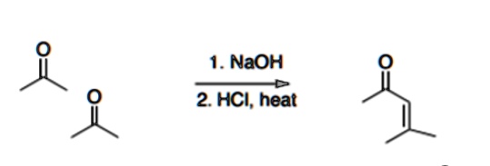 1. NaOH
2. HCl, heat
