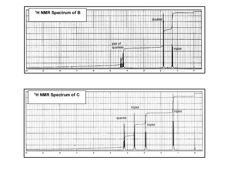 h nmr spectrum of b quarcts h nmr spectrum of c quane inplel 83563