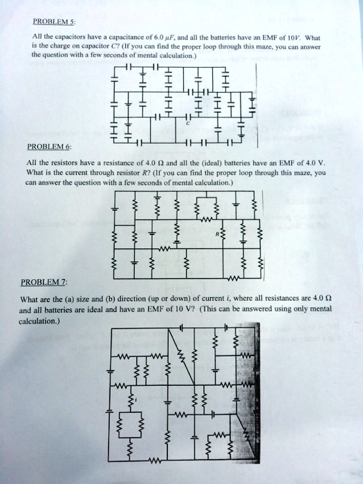 SOLVED PROBLEM 5 All the capacitors have a capacitance of 6.0 F, and