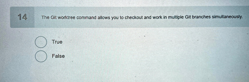 14 the git worktree command allows you to checkout and work in multiple ...