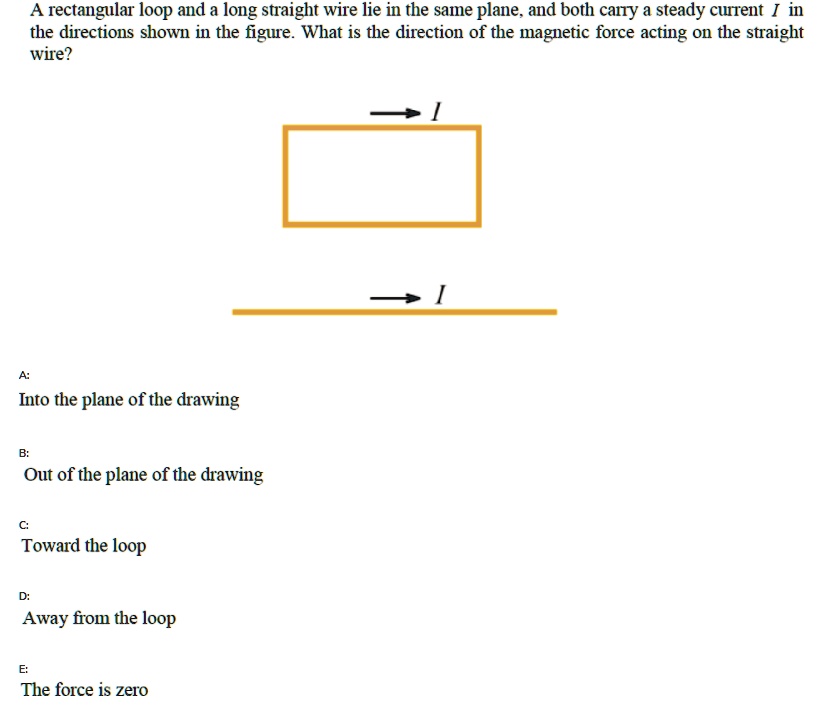 solved-a-rectangular-loop-and-a-long-straight-wire-lie-in-the-same