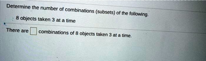 what is the number of possible permutations of 8 objects taken 3 at a time?