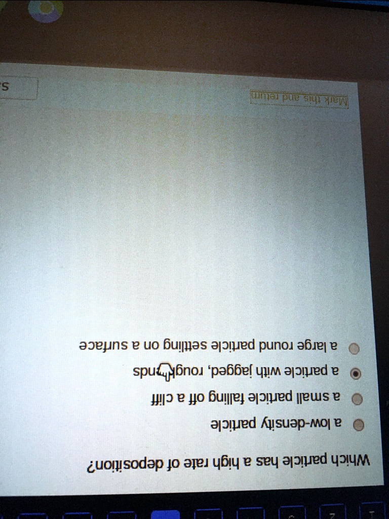 SOLVED: 'Which particle has a higher rate of deposition 5 FHDZTIT a
