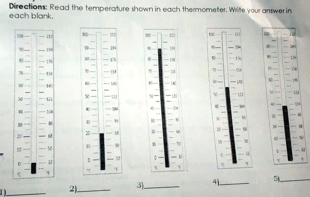 5) this thermometer 15 4) 122 2) 80°F 3) 100°F 1) 22°F A Fahrenheit  thermometer registers 100°F while a faulty Celsius thermometer registers  44°С. Find the error in the later 1) 0.370 200.87° 3) 0.67°4) 048 FXPANSION  OF SOLIDS it