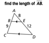 find the length of AB.