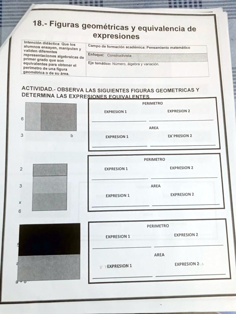 SOLVED ica o de su área ACTIVIDAD OBSERVA LAS SIGUIENTES FIGURAS